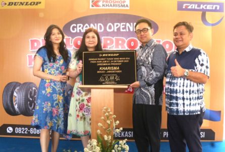 Grand Opening Proshop Dunlop Kharisma Bekasi Utara, Pusat Layanan Ban Lengkap untuk Mobil di Bekasi.