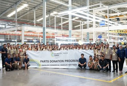 DVCI Donasikan Mesin Bus, Kunjungan Industri & Pelatihan Teknis Di SMK Angkasa 1 Jakarta.