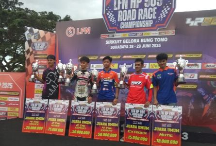 Hasil Lengkap Balap : LFN HP969 Road Race Championship 2025 - Round I, Sirkuit Gelora Bung Tomo (GBT) Surabaya