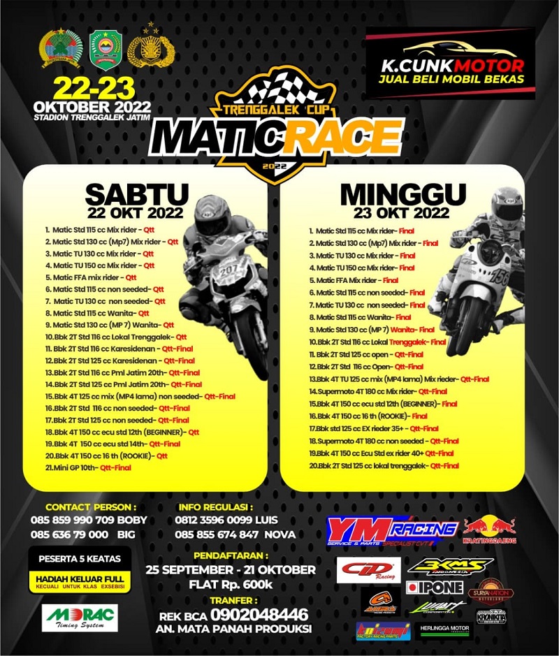 2022 10 otre matic race trenggalek