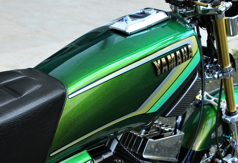 TANGKI BENSIN Repaint dengan warna cerah