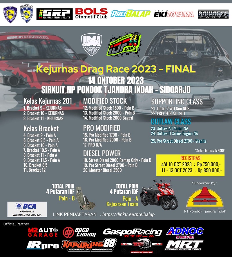 drag bols juanda