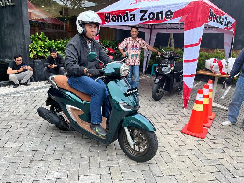 HONDA STYLO 160 Bisa ditest ride dalam exhibition