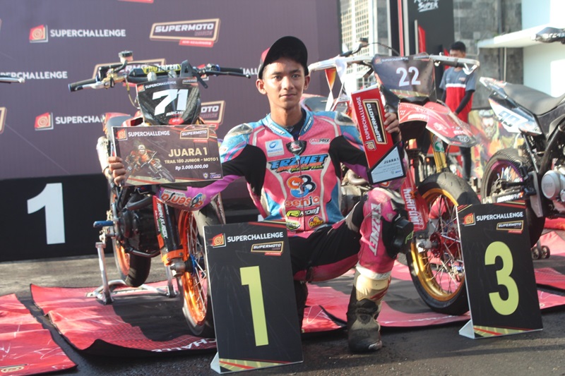 Arcgy Ramero racer Sawah Kalsik Racing Team. debut perdana yang mengesankan