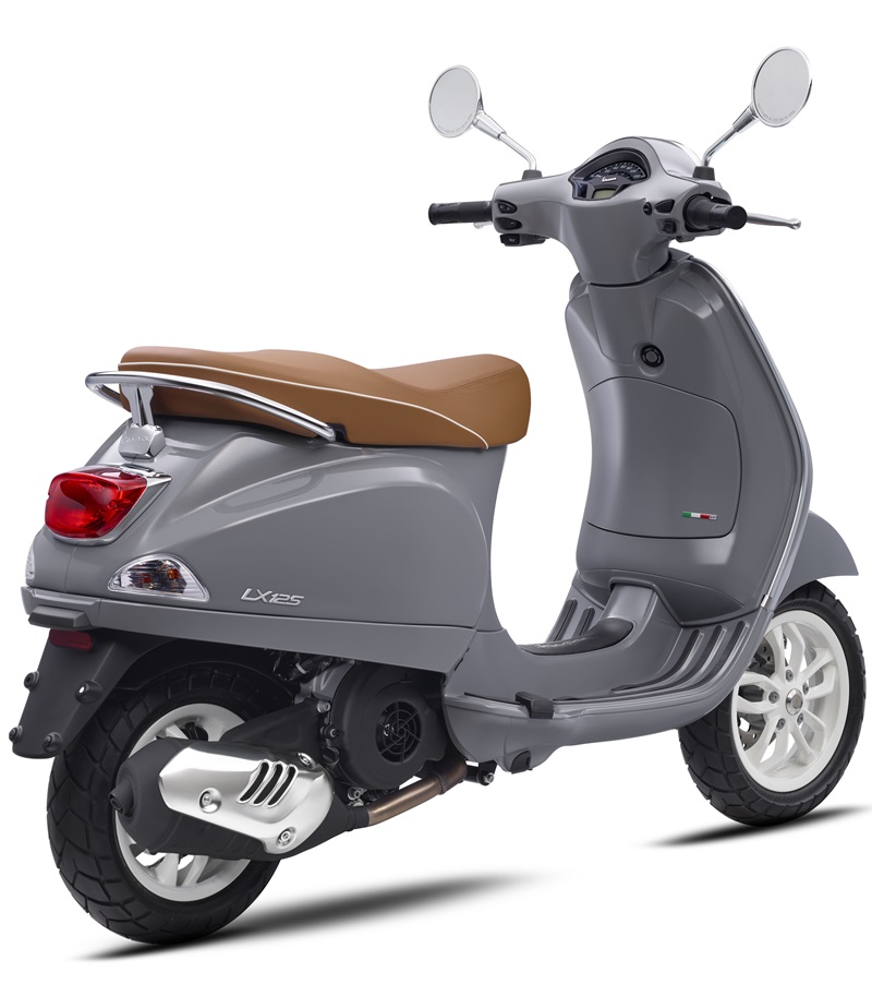 23 New Vespa LX Grey Materia