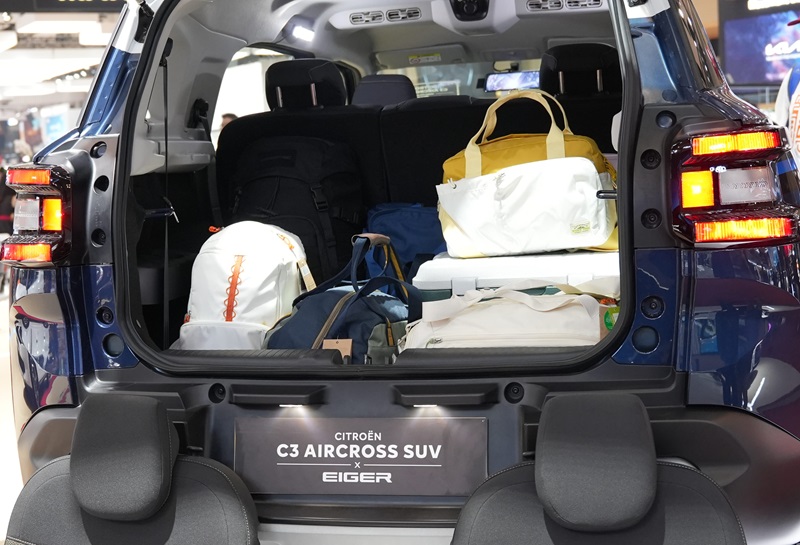 Foto 5. Instalasi Citroën x EIGER di booth menampilkan gaya hidup aktif dan fungsional untuk keluarga modern 