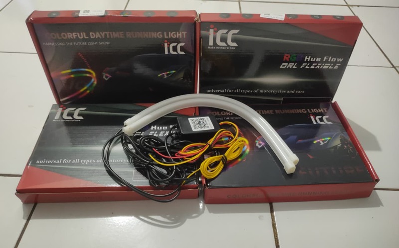 Lampu DRL RGB Running Light Tambahan Untuk Juara Custom Lighting By AES