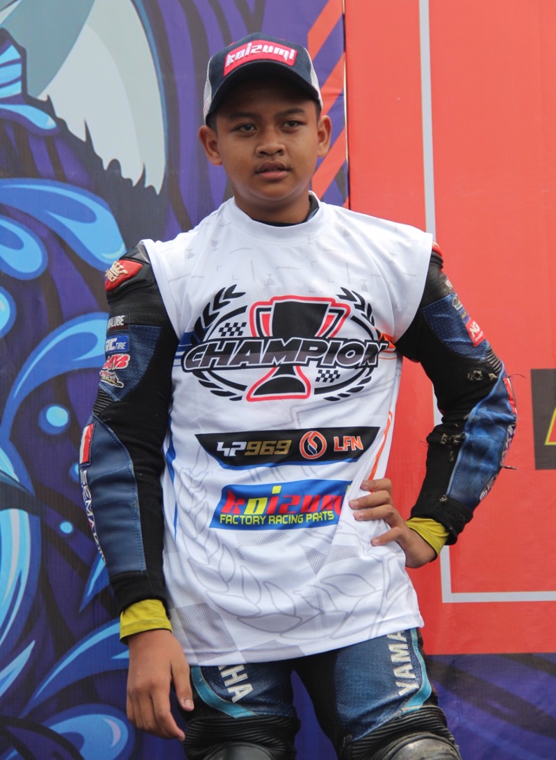 Zidan Deo pelajar SMPN 42 Surabaya finish ke 4