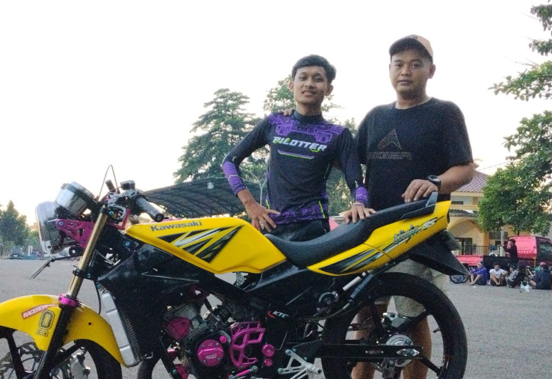 Fito sabet juara 1 kelas UMA racing