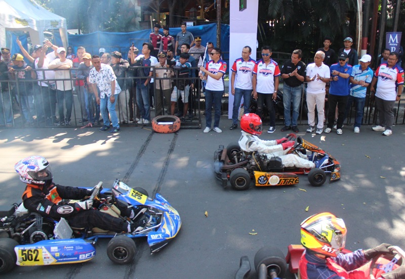 Kelas Gokart suporting yang menarik perhatian