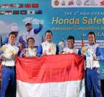 Unggah Inovasi Safety Riding, Instruktur AHM Ukir Prestasi di Kompetisi Safety Riding Asia & Oceania
