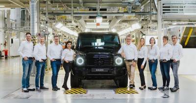 Mercedes-Benz Rayakan Produksi unit G-Class ke-600.000 di Graz, Austria