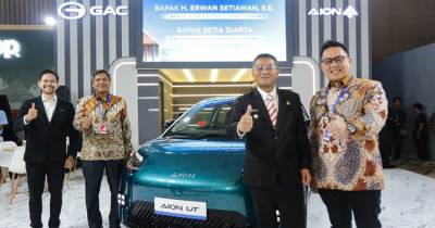 GAC Indonesia Bawakan Produk Unggulan Sekaligus Luncurkan AION UT Di GIIAS The Series 2025 Bandung. 
