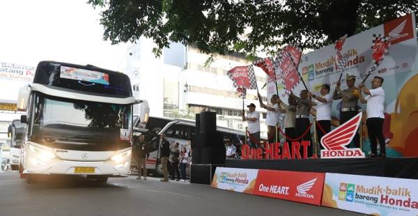 Mudik Balik Bareng Honda (MBBH) 2024, Berangkatkan 2.559 Pemudik ke Yogya dan Semarang Dengan 59 Bus dan Angkut 1.109 unit Motor 