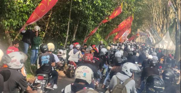 Empat Ribu Bikers Hadiri 2Stroke AG Nyawiji Vol.I di Tulungagung, Komitmen Satu dan Solid Penggemar 2 Tak Plat AG Raya