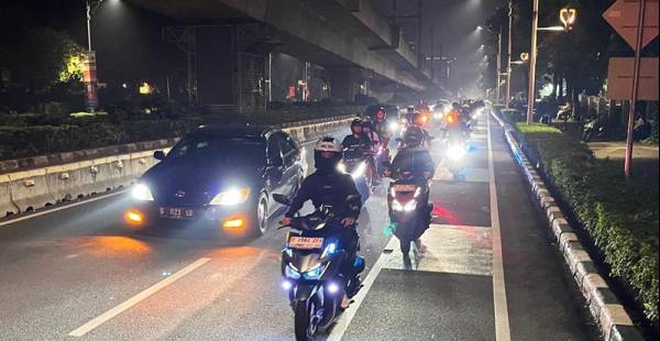 Nocturnity Riding, Seru-Seruan Riding Malam Sambil Pererat Keakraban Sesama Member Komunitas Honda 