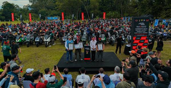 Polytron Electric Vehicle Riders (PEVR) Sukses Gelar Jamnas di Sumedang, Pecahkan Rekor Muri Pengisian Daya Motor Listrik Terbanyak