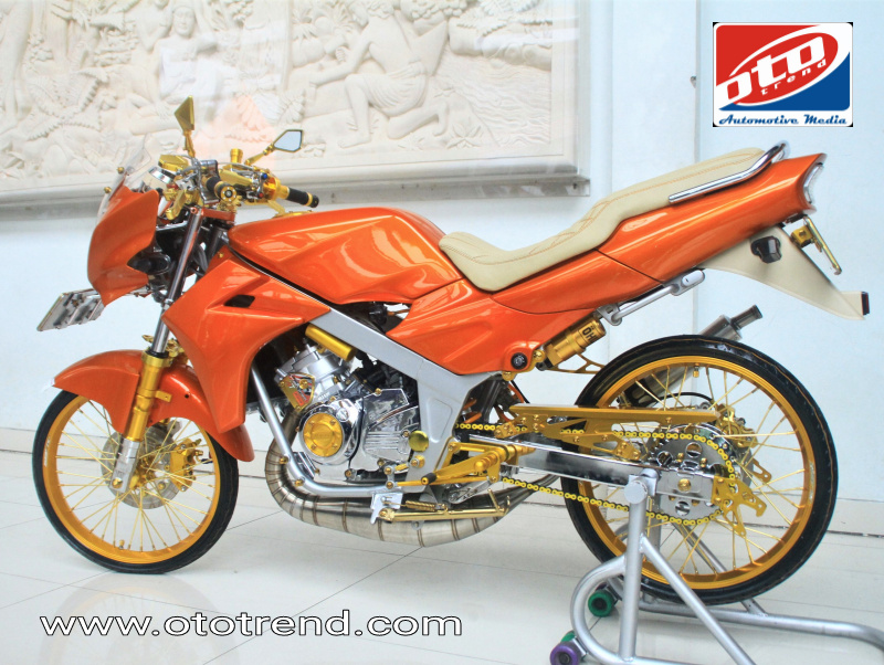 Kawasaki Ninja R 2014 Cimahi Diguyur Oranye Semakin Berkelas