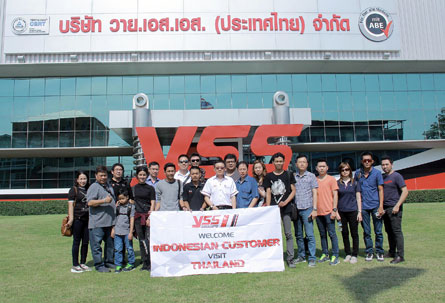 MITRA 2000. Mengajak rekan-rekan  distributor di berbagai daerah berkunjung ke pabrik suspensi YSS di  Thailand