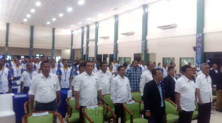 Dihadiri pihak PP IMI, KONI Sumsel, Pejabat Daerah dan  pengurus Pengprov IMI dari berbagai daerah
