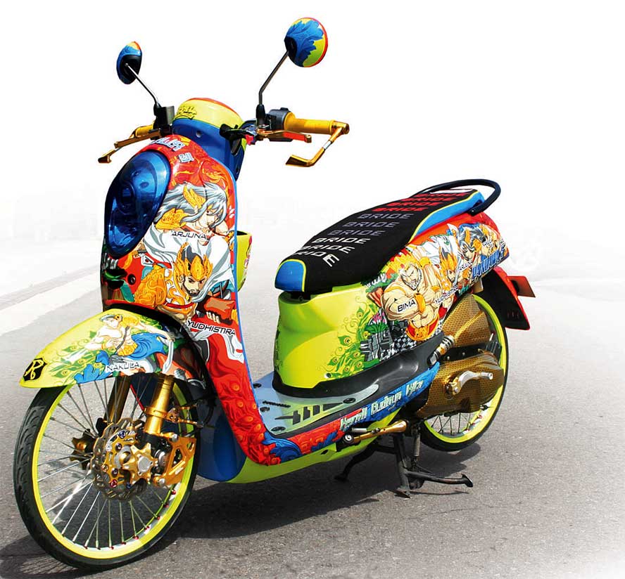 Honda Scoopy ’16 - Klaten : Anime Pandawa 5 Honda Scoopy ’16 - Klaten : Anime Pandawa 5