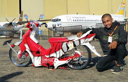 HONDA SUPRA X 125 '08 - MAKASSAR : CEPER MERAH PUTIH