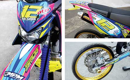 KAWASAKI KLX 150 '15 - MAKASSAR : SIY SUPERMOTO