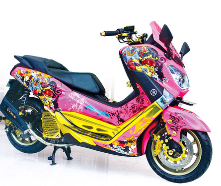 YAMAHA N MAX '16 - BALI : KULTURISTIK RAMA SHINTA