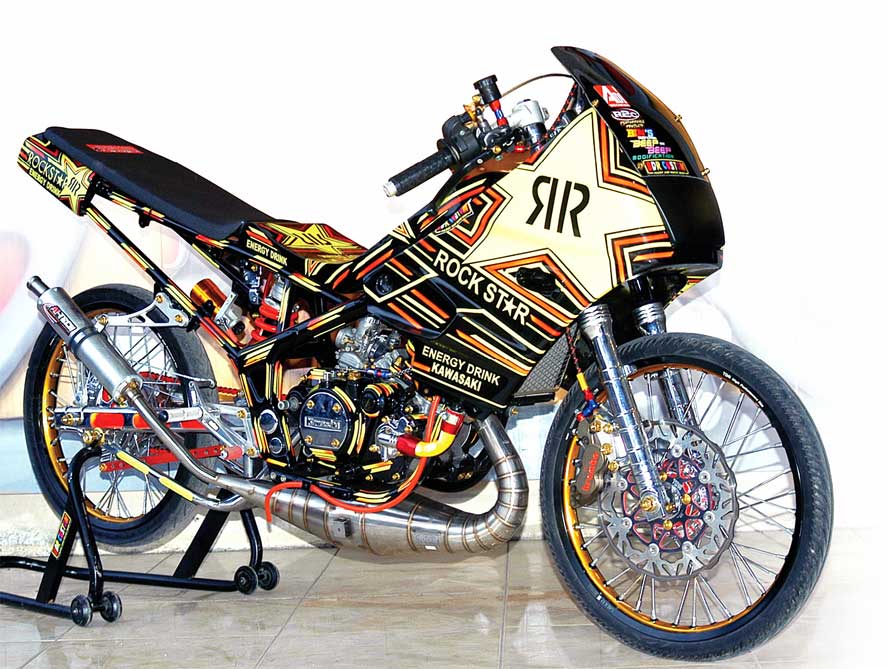 Kawasaki Ninja 150 KR ’09 Tangerang : Rock Star Racing