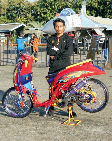 HONDA SCOOPY '12 - MAKASSAR : MERAH PUTIH F1