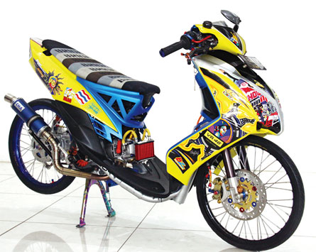 YAMAHA MIO SOUL '08 - BALI : TWO TONER VR46
