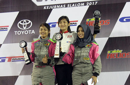 Podium Kelas Wanita