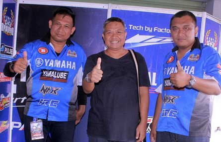 NOVI ENDARYONO (KIRI), ANANG  MUDJIANTORO (TENGAH) & GENDUT GDT RACING. Yamaha Bahtera Racing putuskan  absen di Grand Final Motorprix 2016