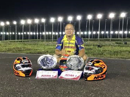 ADHIDAY WISOLI (PEMILIK TIM). Menanti apresiasi pabrikan Yamaha karena sukses kawinkan gelar juar nasional
