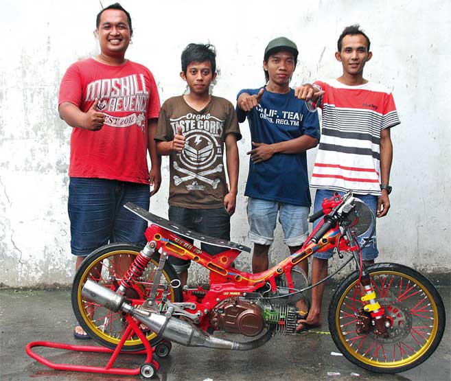 Yamaha FIZ-R - Kediri : Porting Tekno Lama, Tembus 8,3 Detik