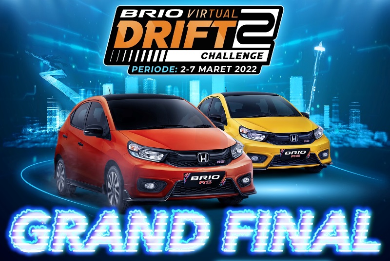 KOMPETISI BRIO VIRTUAL DRIFT CHALLENGE 2. Diramaikan 70 finalis dari tujuh seri.
