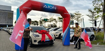 GAC Indonesia Resmi Serahkan 225 Unit AION UT Ke Konsumen Pertamanya.